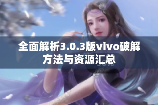 全面解析3.0.3版vivo破解方法与资源汇总